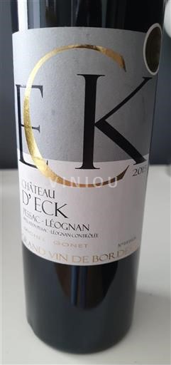 Bordeaux Pessac-Léognan Chateau d'Eck 2015