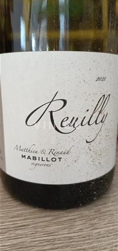 Valle della Loira Reuilly Matthieu & Renaud Mabillot 2021
