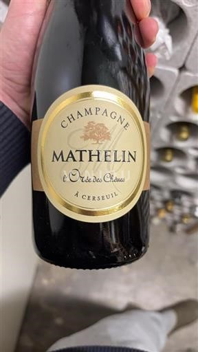 Vin Effervescent Blanc brut L'Orée des Chênes Mathelin Non millésimé France Champagne