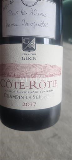 Valle del Rodano Côte-rôtie Jean-Michel Gérin Champin Le Seigneur 2017