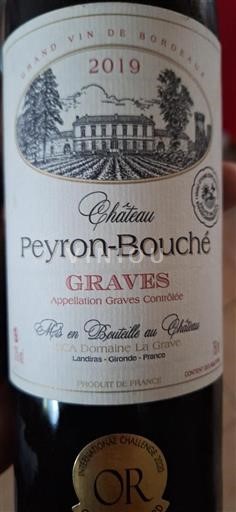 Bordeaux Graves Château Peyron-Bouché 2019