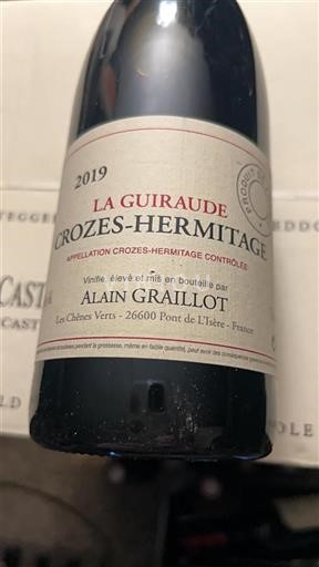 Valle del Ródano Crozes-Hermitage Alain Graillot La Guiraude 2019