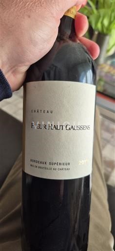 Bordeaux Bordeaux Supérieur Fleur Haut Gaussens 2019