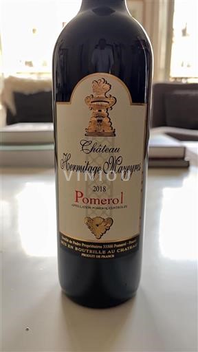 Bordeaux Pomerol Château Hermitage Mazeyres 2018