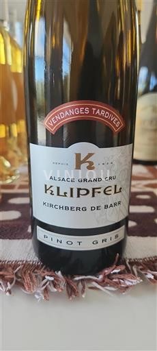 Alsasko Alsasko Grand Cru Klipfel Kirchberg de Barr 2007