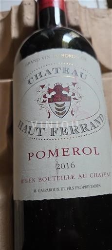 Bordeaux Pomerol Château Haut Ferrand 2016