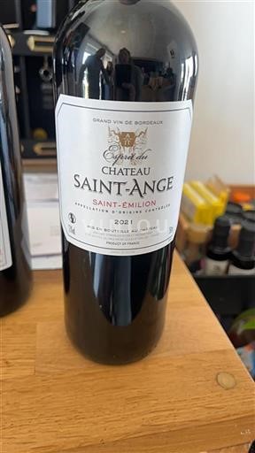 Bordeaux Saint-Émilion Chateau Saint-Ange 2021