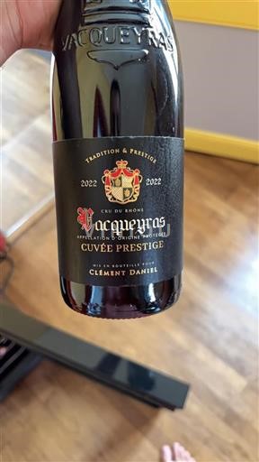 Rhônetal Vacqueyras Clément Daniel Prestige 2022
