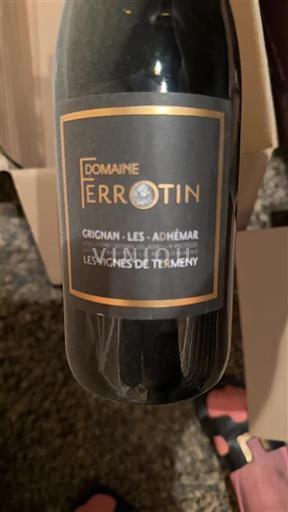 Valle del Rodano Grignan-les-adhémar Domaine Ferrotin Les Vignes de Termeny 2020