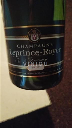Vin Effervescent Rouge brut Brut Leprince-Royer Non millésimé France Champagne