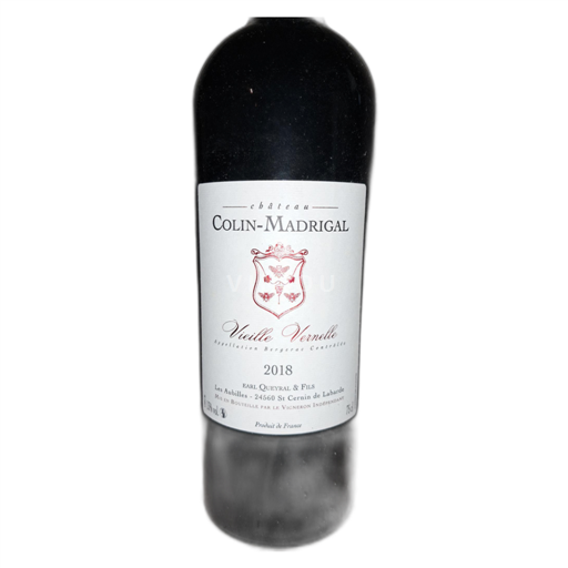 Sudoeste Bergerac Château Colin-Madrigal Vieille Vernelle 2018