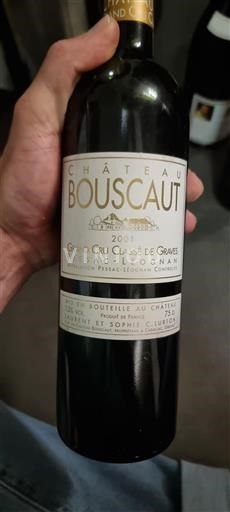 Bordeaux Pessac-Léognan Château Bouscaut 2001