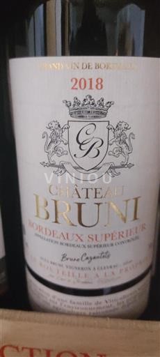 Bordeaux Bordeaux Supérieur Château Bruni 2018