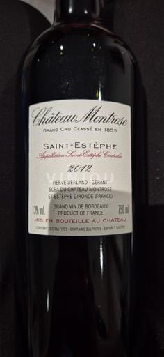Bordeaux Saint-Estèphe Château Montrose 2012