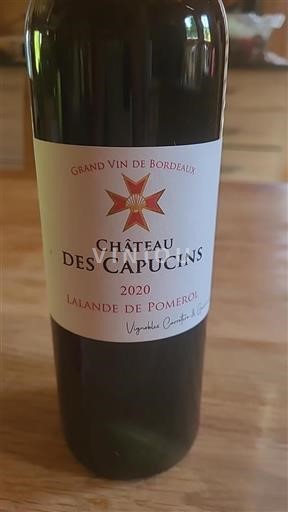 Bordeaux Lalande-de-Pomerol Château Des Capucins 2020