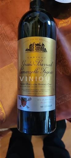Bordeaux Saint-Émilion Grand Cru Château Grand Barrail Lamarzelle Figeac 2000