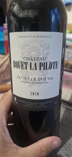 Bordeaux Côtes-de-bourg Château Bouet La Pilote 2020