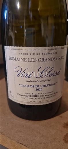 Borgogna Viré-clessé Domaine les Grands Crays Le Clos du Château 2020