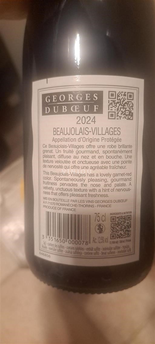 Beaujolais Beaujolais byar Georges Dubœuf 2024