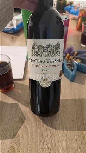 Bordeaux Puisseguin-Saint-Émilion Chateau Teyssier d'Exception 2016
