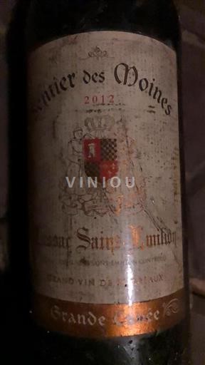 Bordeaux Lussac-saint-émilion Sentier des Moines Grande 2012
