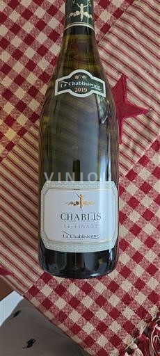 Vin Blanc sec Le Finage La Chablisienne 2019 France Bourgogne Chablis