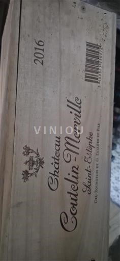 Bordeaux Saint-Estèphe Château Coutelin-Merville 2016