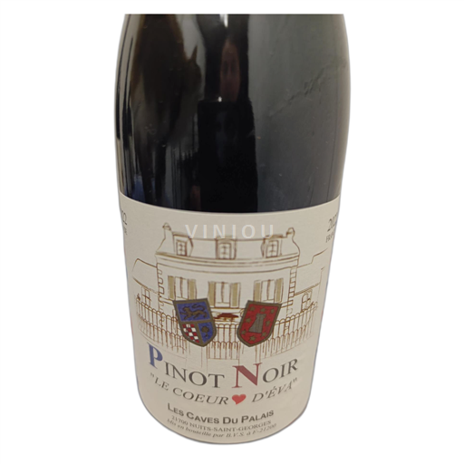 Alzacija Pinot noir Les Caves Du Palais Le Coeur d'Eva 2022