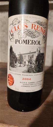 Bordeaux Pomerol Clos René 2004