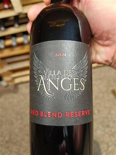 Languedoc og Roussillon Pays d'Oc Villa des Anges Red Blend Reserve 2021