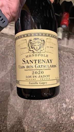 Borgogna Santenay Louis Jadot Clos des Gatsulards 2020