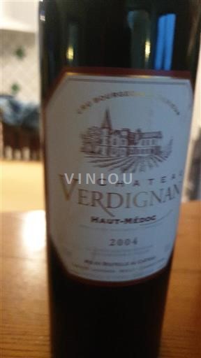 Bordéus Haut-Médoc Château Verdignan 2004