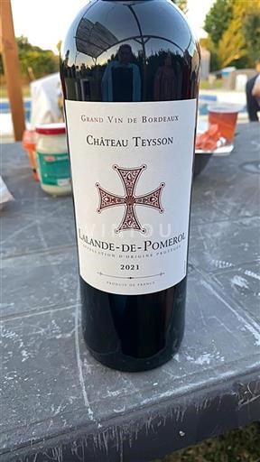 Bordeaux Lalande-de-pomerol Château Teysson 2021