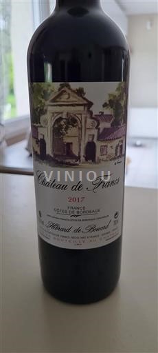 Bordeaux Francs-côtes-de-bordeaux Château de Francs 2017