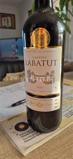 Bordeaux Bordeaux Supérieur Château Labatut Prestige 2021