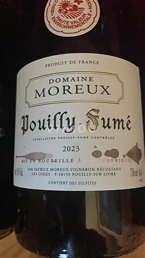 Vallée de la Loire Pouilly-fumé Domaine Moreux 2023