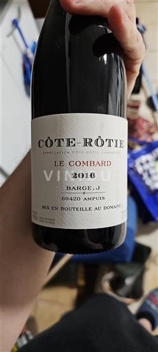Vallée du Rhône Côte-rôtie Domaine Barge Le Combard 2016