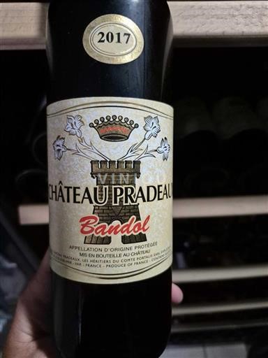 Provence Bandol Château Pradeaux 2017