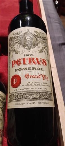 Bordeaux Pomerol Pétrus 1989
