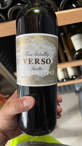 Burdeos Pauillac Haut-Batailley Verso 2017