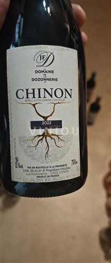 Vin Rouge sec Vieilles Vignes Domaine La Dozonnerie 2022 France Vallée de la Loire Chinon