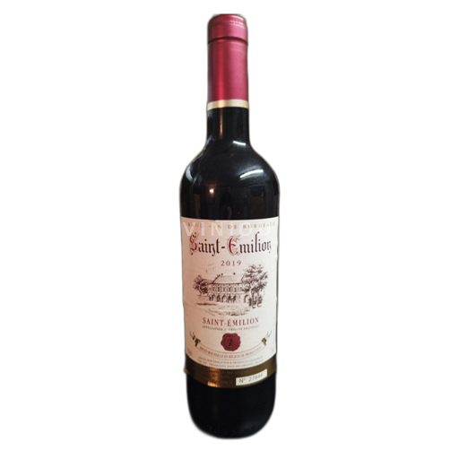 Vin Rouge sec Belle France cibon 2019 France Bordeaux Saint-Émilion