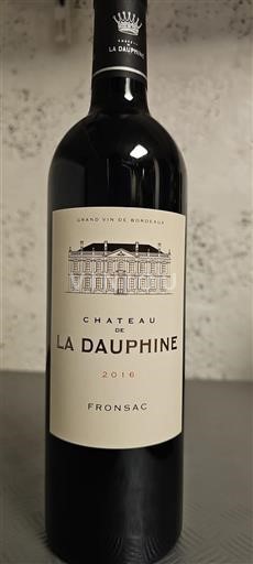 Bordeaux Fronsac Château de La Dauphine 2016
