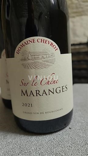 Burgundija Maranges Domaine Chevrot Sur le Chêne 2021