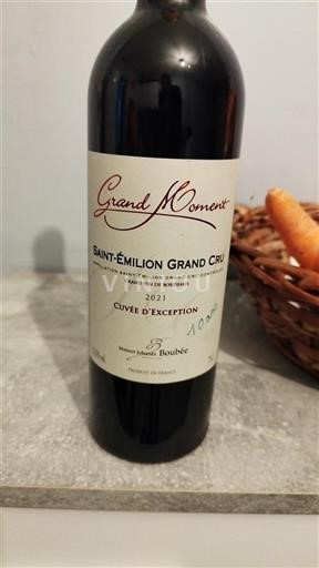 Bordeaux Saint-Émilion Grand Cru Grand Moment d'Exception 2021