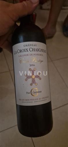 Bordeaux Lalande-de-Pomerol Château la Croix Chaigneau Prestige 2016