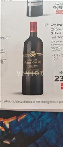 Bordeaux Pomerol Château Feytit-Guillot 2020