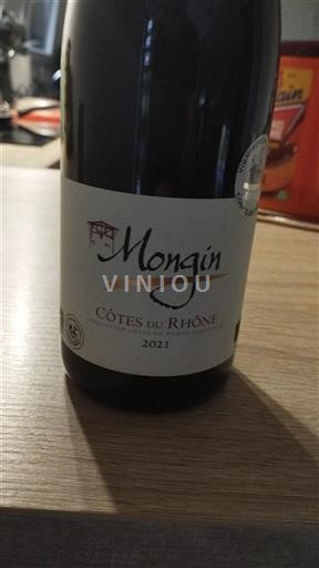 Rhônen laakso Côtes-du-rhône Mongin 2021