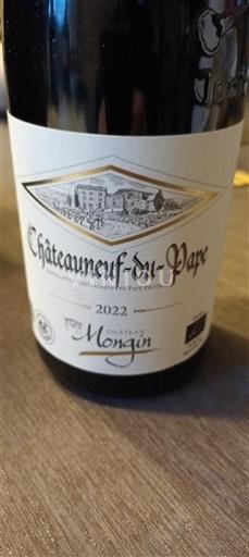 Rhônen laakso Châteauneuf-du-Pape Château Mongin 2022