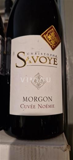 Beaujolais Morgon Christophe Savoye Noémie 2022